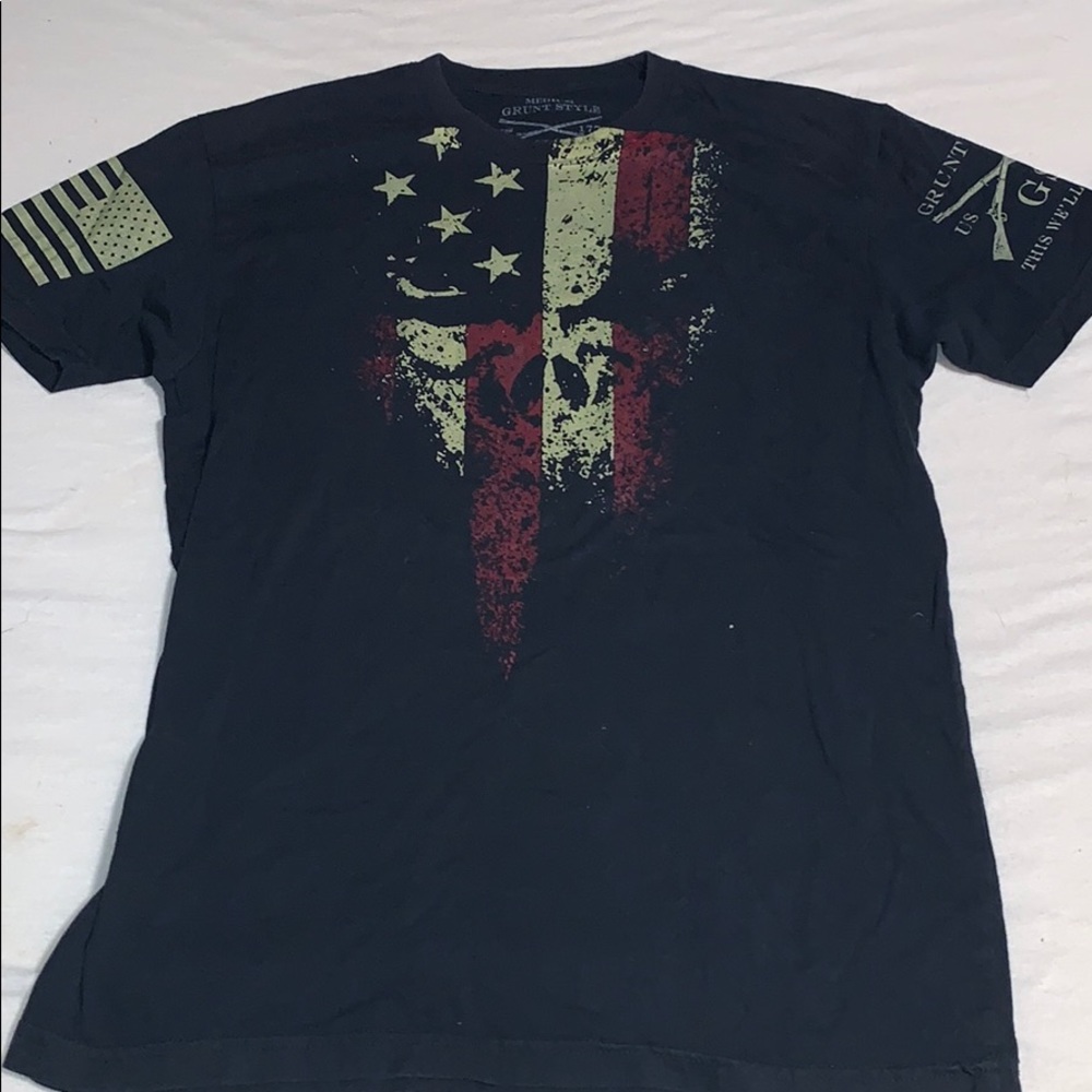Men’s Grunt Style flag T-shirt